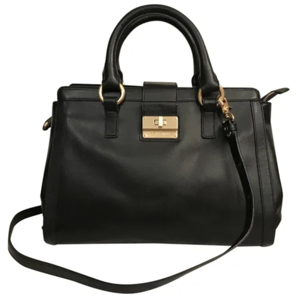 Elegant Black Satchel Bag